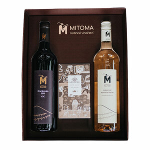 Dárková krabice s čokoládou - samostatně bez lahví